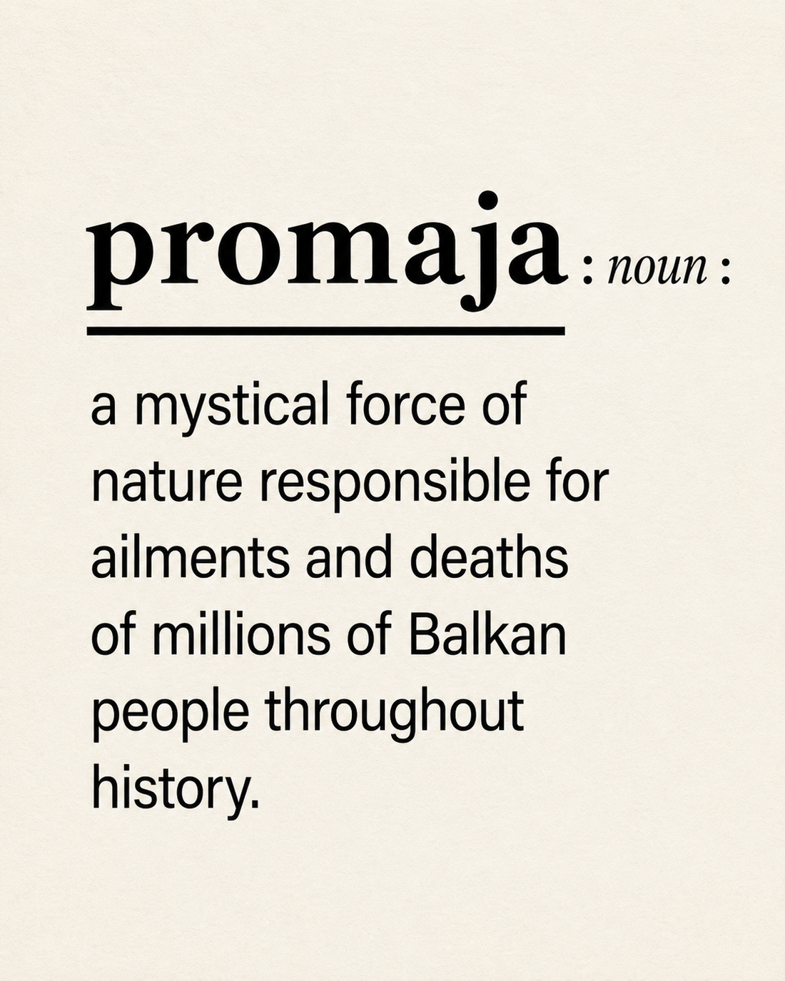 What Does Promaja Mean? The Balkan Fear Every Family Understands