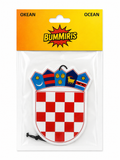 Croatian Coat of Arms Air Freshener | Ocean Scent | BumMiris