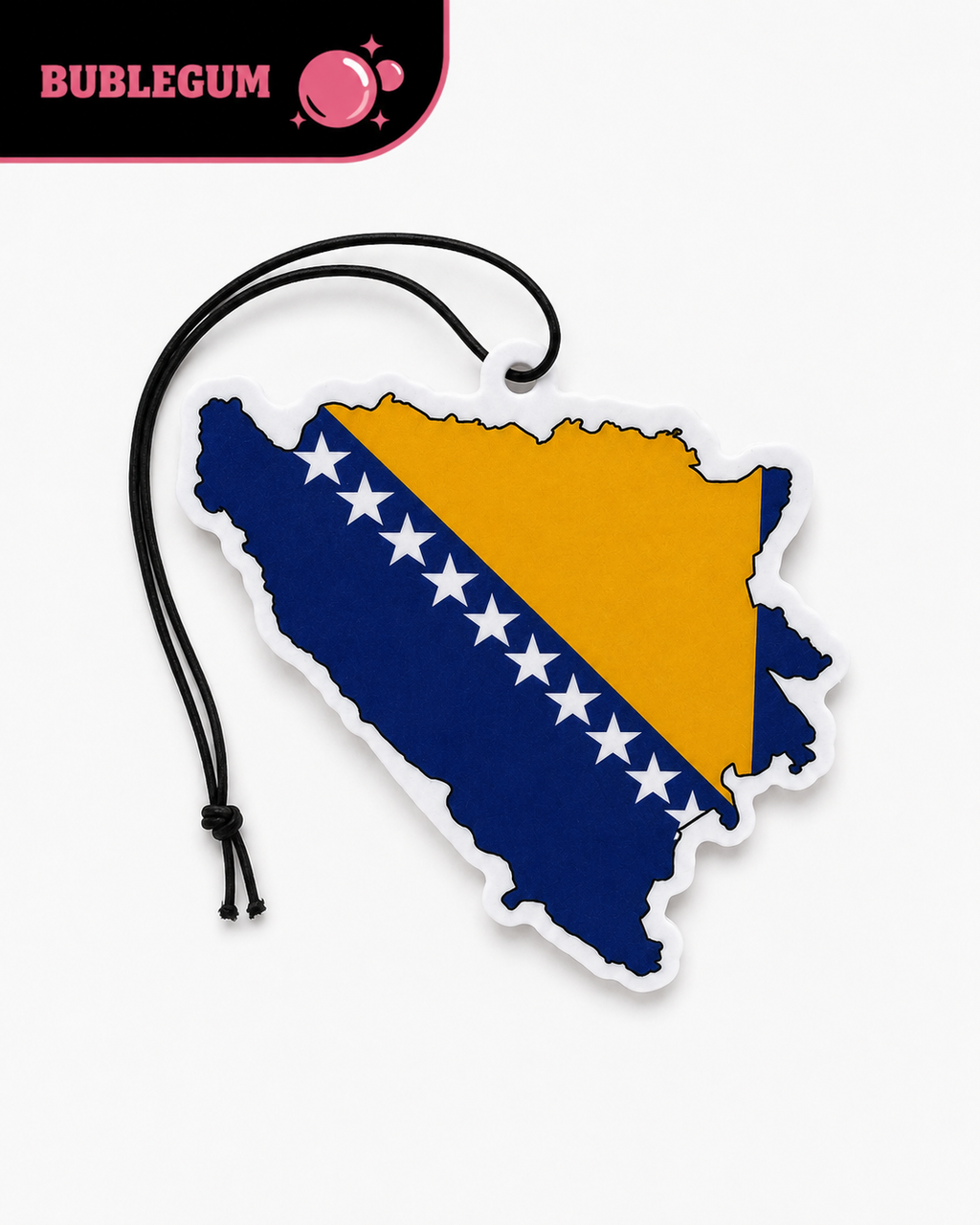 Bosnia & Herzegovina Map | Bubble Gum Scent